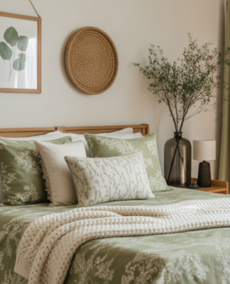 Zielona pościel a trend miejskiej dżungli – jak stworzyć wnętrze pełne natury posciel zielona
